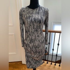 Black and white dress